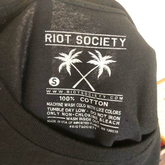 Riot Society Ugly Christmas Shirt Men's Small NWOT - Picture 4 of 4